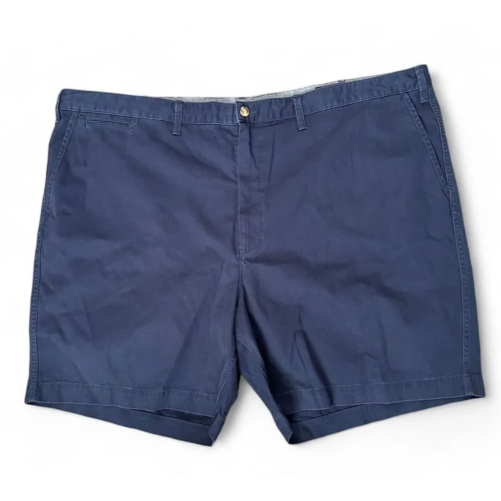 NWT Polo Ralph Lauren Shorts Mens Navy Blue Chino Classic Fit 8